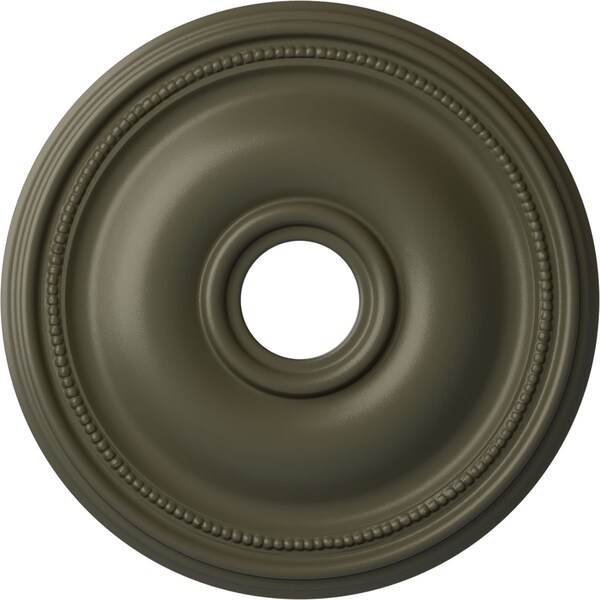 Ekena Millwork Bradford Ceiling Medallion (Fits Canopies up to 4 3/8"), 18 1/8"OD x 3 3/4"ID x 1 1/8"P, Witch Hazel CM18BRWHF - main
